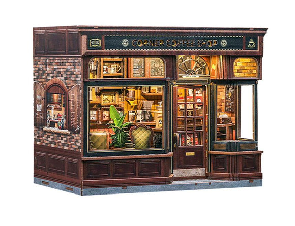 Corner Coffee Shop Book Nook