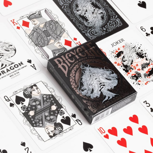 Bicycle Black Dragon Cards