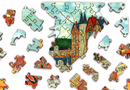Seaside Bathing wooden jigsaw pieces
