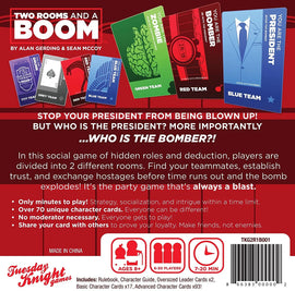 Two rooms and a boom back of the box