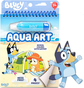 bluey aqua art