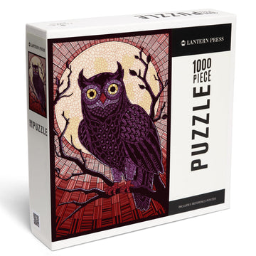 Owl Paper Mosaic (Red)