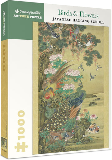 Birds & Flowers: Japanese Hanging Scroll