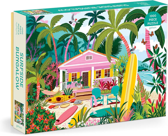 picture of jigsaw puzzle box Surfside Bungalow