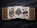 Peaky blinders playing cards layed out