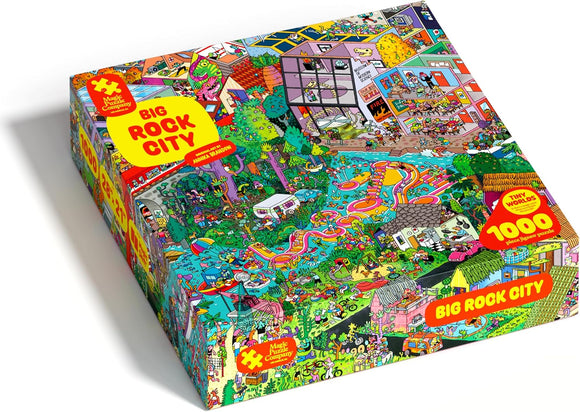 Big Rock City jigsaw puzzle box cover