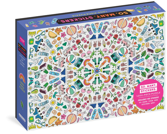 So. Many. Stickers. puzzle.