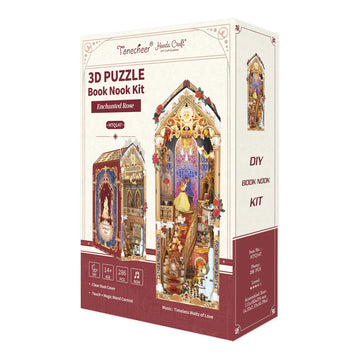 Enchanted Rose DIY Book Nook Kit Box