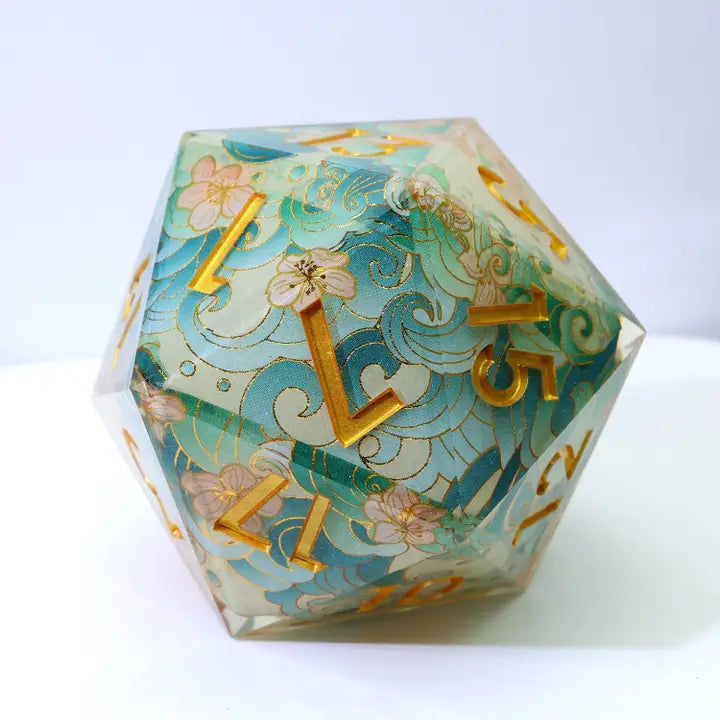 Emerald Tide 50mm Acrylic D20