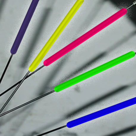 Example image of reflectors on bike spokes