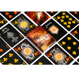 Bicycle Stargazer 202 Playing Cards Box and Cards Laid Out Nearby