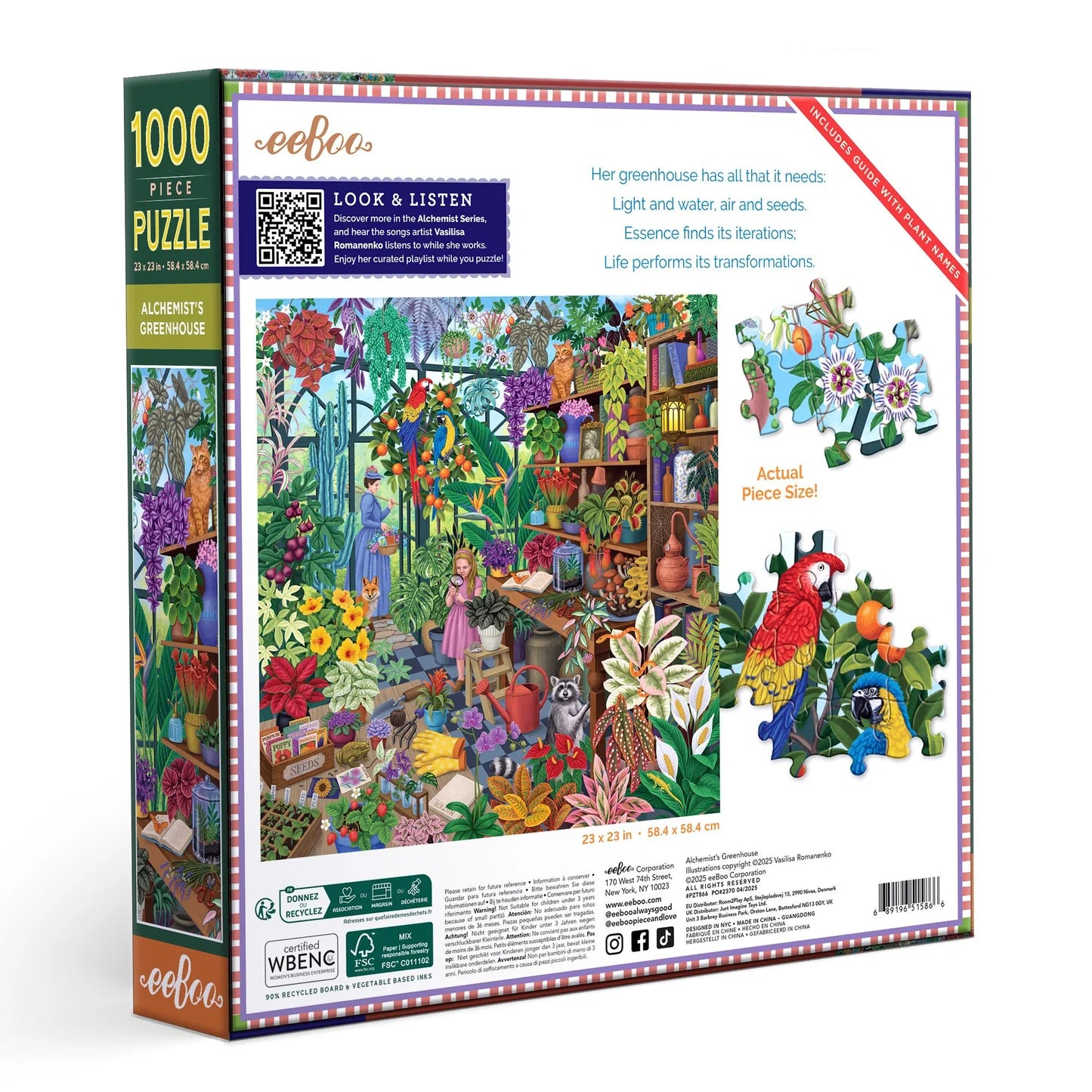 Alchemist's Greenhouse - 1000 pc Jigsaw - 0