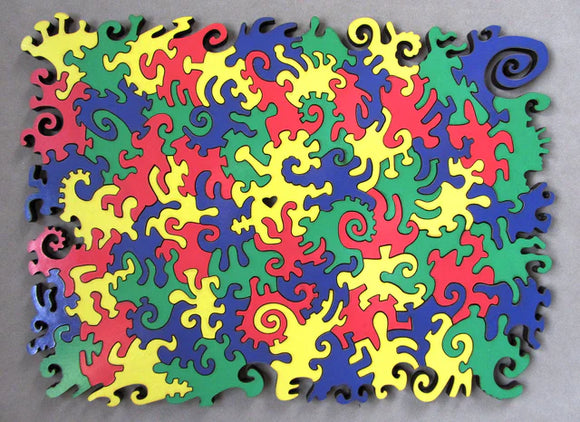 Solved Four Color map puzzle