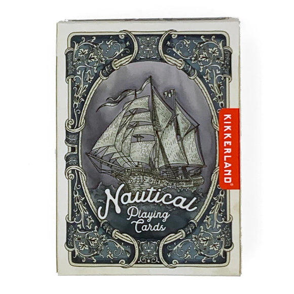 Nautical Playing cards tuck box