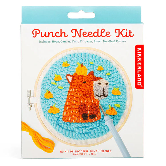 Capybara punch needle kit