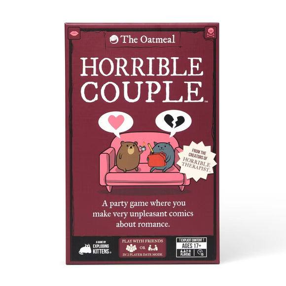 Horrible Couple card game box cover