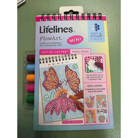 Lifelines FlowArt Mini Dot and Stamp Pretty Petals Booklet