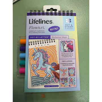 Lifelines FlowArt Mini Dot and Stamp Enchanted Magic Booklet