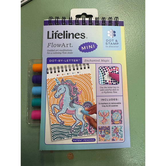 Lifelines FlowArt Mini Dot and Stamp Enchanted Magic Booklet