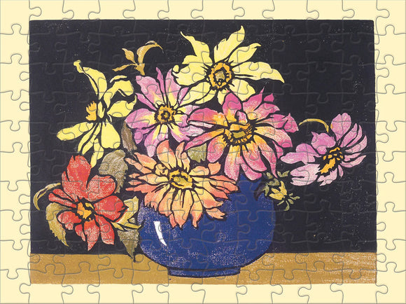 Rice, Single Dahlias puzzle assembled