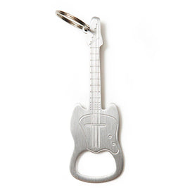 Guitar bottle opener key chain
