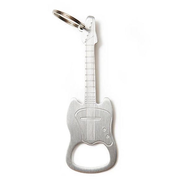 Guitar bottle opener key chain