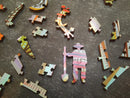 Example pieces from the puzzle