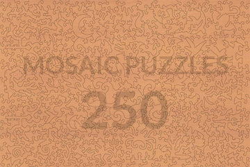 Back of the puzzle, showing unique piece shapes.