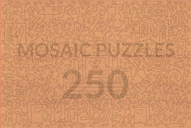 Back of the puzzle, showing unique puzzle shapes