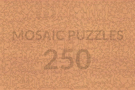 Back of the puzzle, showing the unique piece shapes