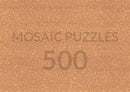Back of the puzzle, showing unique piece shapes