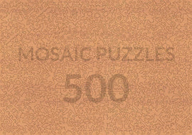 Back of the puzzle, showing unique piece shapes