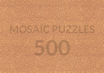 Back of the puzzle, showing unique piece shapes