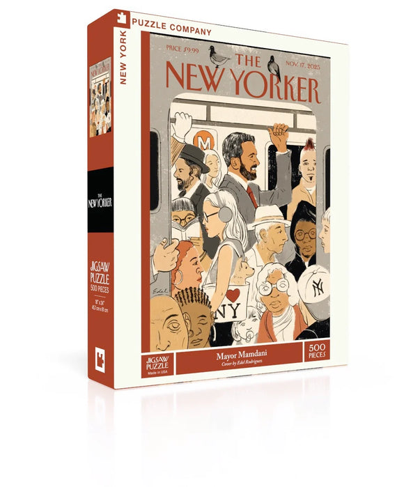 New Yorker cover Mayor Mamdani 500 piece puzzle