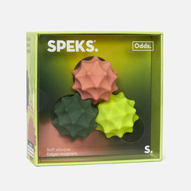 Speks odds in packaging on white background