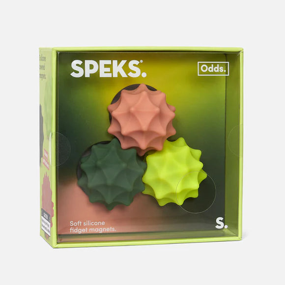 Speks odds in packaging on white background