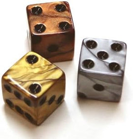 Olympic Pearlized Spot Dice As