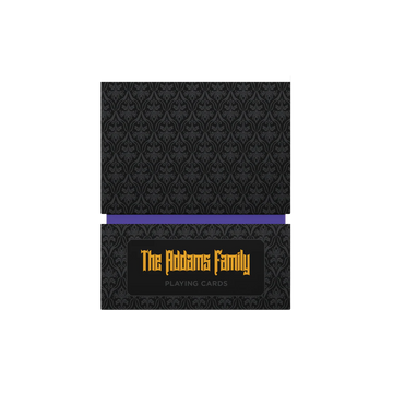 Addams family playing cards box