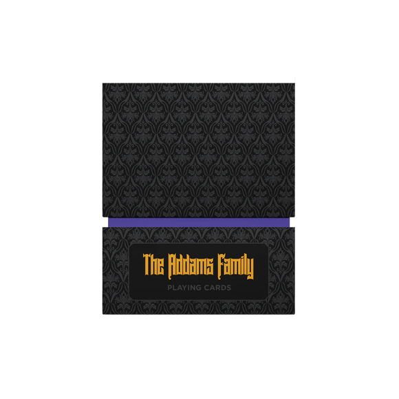 Addams family playing cards box