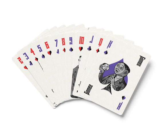 Addams family playing card example.