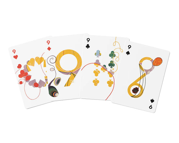 Playing cards from the deck