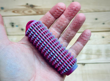 Fidget roller in hand