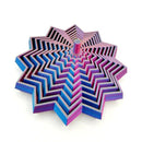 Collapsing star fidget in different position