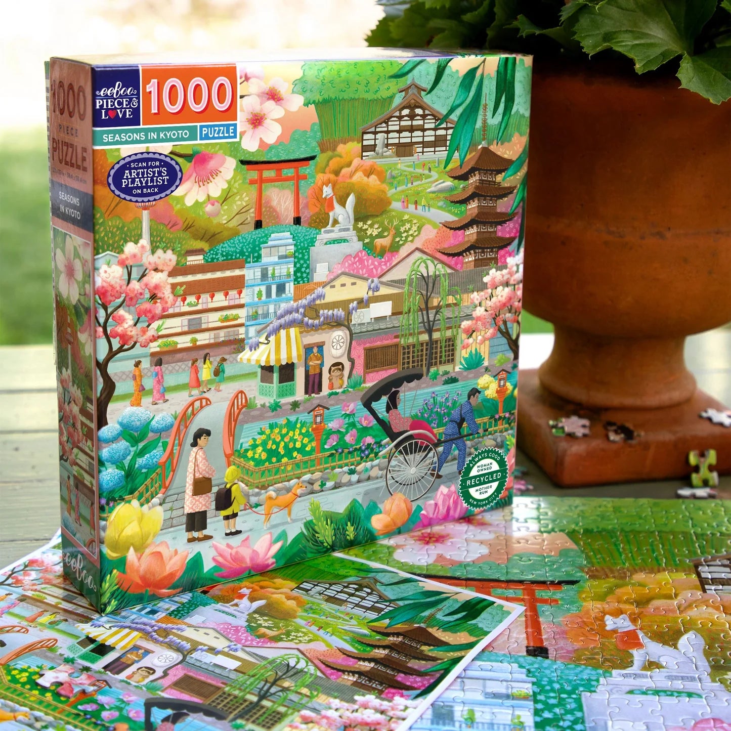 Seasons in Kyoto - 1000 pc Jigsaw - 0