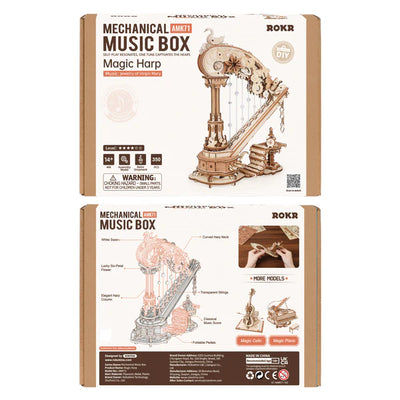 Magic Harp Box Front and Back