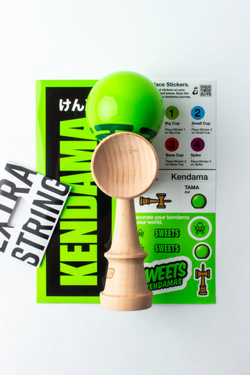 Radar Green Kendama packaging