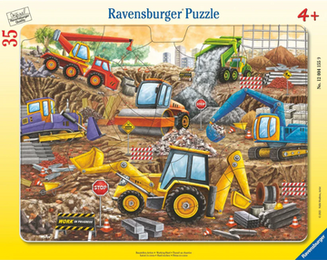 Working Hard 35 pc Frame Puzzle