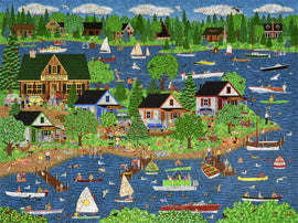 summer at the lake art