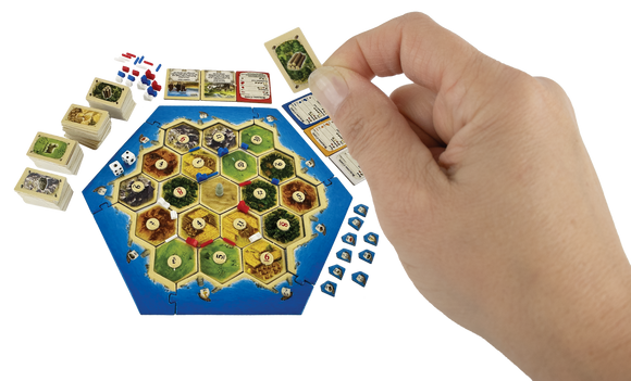 Worlds Smallest Catan Board Setup