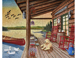 welcome to the cabin art